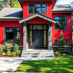 20 Exterior Red House Color Schemes for A Bold Statement