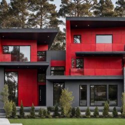 Vibrant Red House Exterior Inspo!